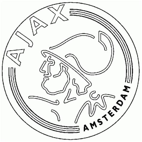 ajax logo kleurplaat